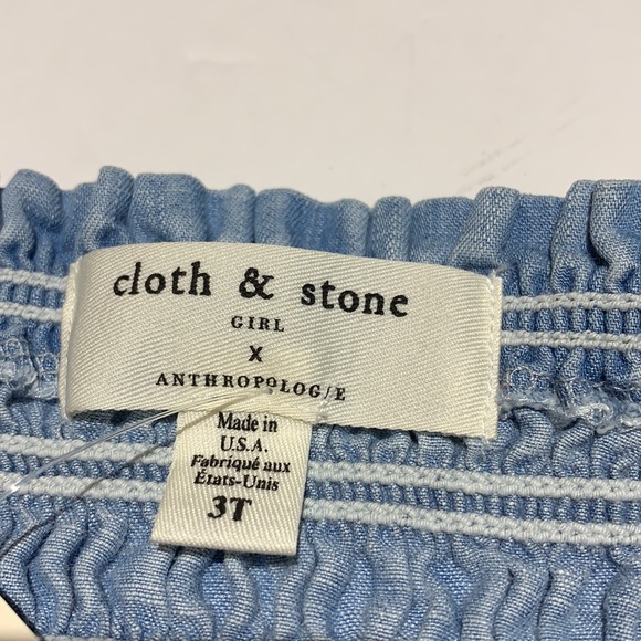 Cloth & Stone Sweet Chambray Girls  Romper - Picture 5 of 7